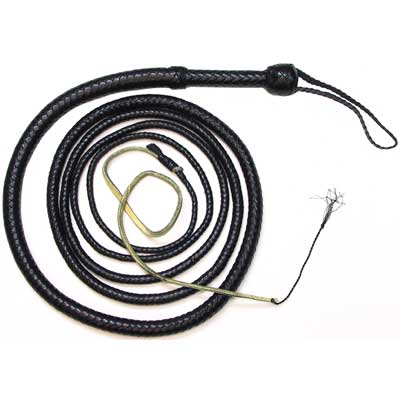 12 foot bullwhip in Black