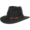 Banjo Paterson Hat by Akubra Graphite gray (Charcoal) finish