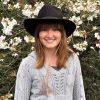 woman wearing the Cattleman Hat by Akubra