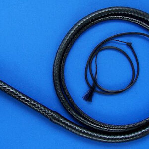 Bullwhip 8 ft Black – Handmade Leather Bullwhip for Sale | BullwhipMaster